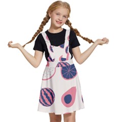 Fruits Halves Pattern Design Kids  Apron Dress by Apen