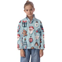 Christmas Decoration Angel Kids  Half Zip Hoodie by Apen