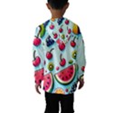 Fruits Sweet Pattern Kids  Hooded Windbreaker View2