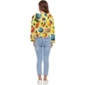 Fruits Fresh Sweet Pattern Women s Lightweight Cropped Hoodie View4