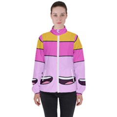 Adventure Time Princess Bubblegum Women s High Neck Windbreaker by Sarkoni