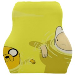 Adventure Time Jake The Dog Finn The Human Artwork Yellow Car Seat Velour Cushion  by Sarkoni