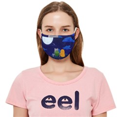 Adventure Time Jake And Finn Night Cloth Face Mask (adult) by Sarkoni