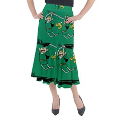 Adventure Time The Legend Of Zelda Midi Mermaid Skirt by Sarkoni