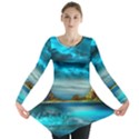 Artistic Fantasy Psychedelic Long Sleeve Tunic  View1