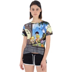 My Neighbor Totoro Open Back Sport T-shirt by Sarkoni