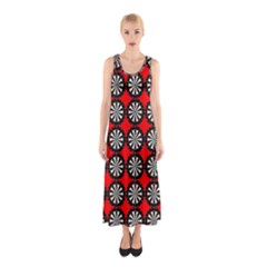 Dart Board Sleeveless Maxi Dress by Dutashop