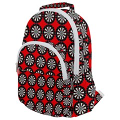 Dart Board Rounded Multi Pocket Backpack by Dutashop