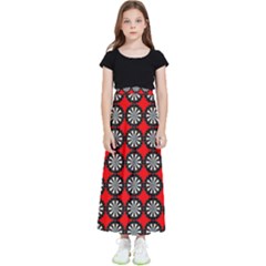 Dart Board Kids  Flared Maxi Skirt by Dutashop