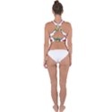 Set Colorful Comic Speech Bubbles Cross Back Hipster Bikini Top  View2