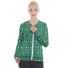 Wallpaper Ugly Sweater Backgrounds Christmas Casual Zip Up Jacket by artworkshop