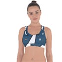 Ufo Alien Unidentified Flying Object Cross String Back Sports Bra View1