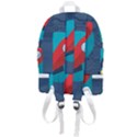 Rocket With Science Related Icons Image Zip Bottom Backpack View3