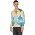 Space Exploration Illustration Men s Fleece Sweatshirt View2