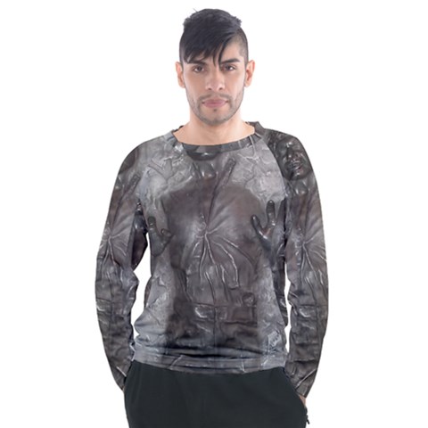 Han Solo In Carbonite Men s Long Sleeve Raglan T-shirt by Sarkoni