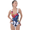 Bug Black Insect Animal Side Cut Out Swimsuit View1