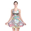 Boy Astronaut Cotton Candy Reversible Skater Dress View1