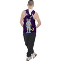 Cat Astronaut Space Retro Universe Men s Sleeveless Hoodie View2