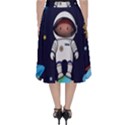 Boy Spaceman Space Rocket Ufo Planets Stars Classic Midi Skirt View2