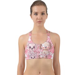 Paw Dog Pet Puppy Canine Cute Back Web Sports Bra by Sarkoni