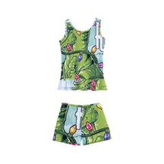 Dinosaur T-rex Dino Tyrannasaurus Kids  Boyleg Swimsuit by Sarkoni