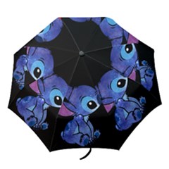 Stitch Love Cartoon Cute Space Folding Umbrellas by Bedest