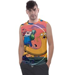 Finn And Jake Adventure Time Bmo Cartoon Men s Regular Tank Top by Bedest