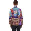 Cartoon Adventure Time Finn Princess Bubblegum Lumpy Space Women s High Neck Windbreaker View2