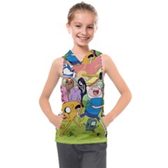 Adventure Time Finn  Jake Kids  Sleeveless Hoodie by Bedest