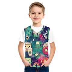 Adventure Time America Halloween Kids  Basketball Tank Top by Bedest