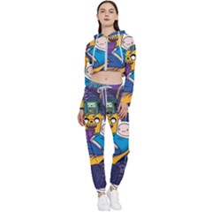 Adventure Time Finn  Jake Marceline Cropped Zip Up Lounge Set by Bedest