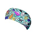 Graffiti Pop Art Crazy Retro Yoga Headband View1