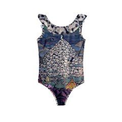 Gunter God Adventure Aventura Time Kids  Frill Swimsuit by Bedest