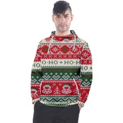 Ugly Sweater Merry Christmas  Men s Pullover Hoodie by artworkshop