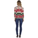 Ugly Sweater Merry Christmas  Women s One-Button 3/4 Sleeve Short Jacket View4