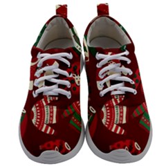 Ugly Sweater Wrapping Paper Mens Athletic Shoes by artworkshop