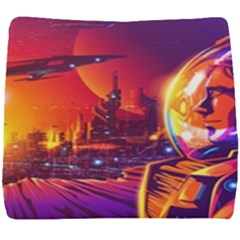 Far Future Human Colonization Seat Cushion by Hannah976