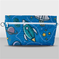 About Space Seamless Pattern Handbag Organizer by Hannah976