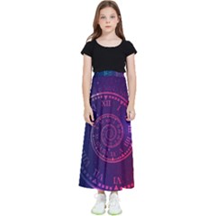 Time Machine Kids  Flared Maxi Skirt by Hannah976