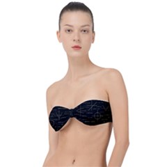 Abstract Math Pattern Classic Bandeau Bikini Top  by Hannah976