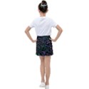 Math Linear Mathematics Education Circle Background Kids  Tennis Skirt View2