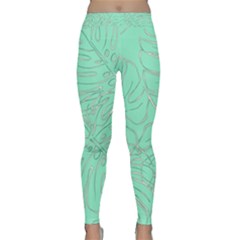 Ocean Monstera Classic Yoga Leggings by ConteMonfrey