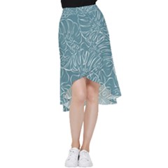 Monsteras Frill Hi Low Chiffon Skirt by ConteMonfrey