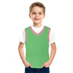  Spooky Pink Green Halloween  Kids  Basketball Tank Top by ConteMonfrey