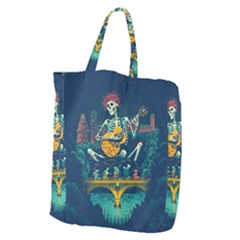 Grateful Dead Singing Skeleton Giant Grocery Tote by Bedest