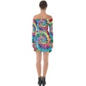 Grateful Dead Artsy Off Shoulder Top with Skirt Set View2