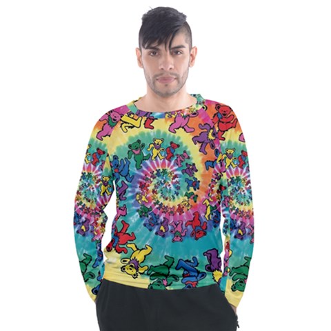 Grateful Dead Artsy Men s Long Sleeve Raglan T-shirt by Bedest