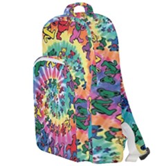 Grateful Dead Bears Tie Dye Vibrant Spiral Double Compartment Backpack by Bedest