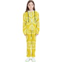 Lemon Fruits Slice Seamless Pattern Kids  Tracksuit View1