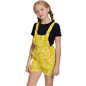 Lemon Fruits Slice Seamless Pattern Kids  Short Overalls View2